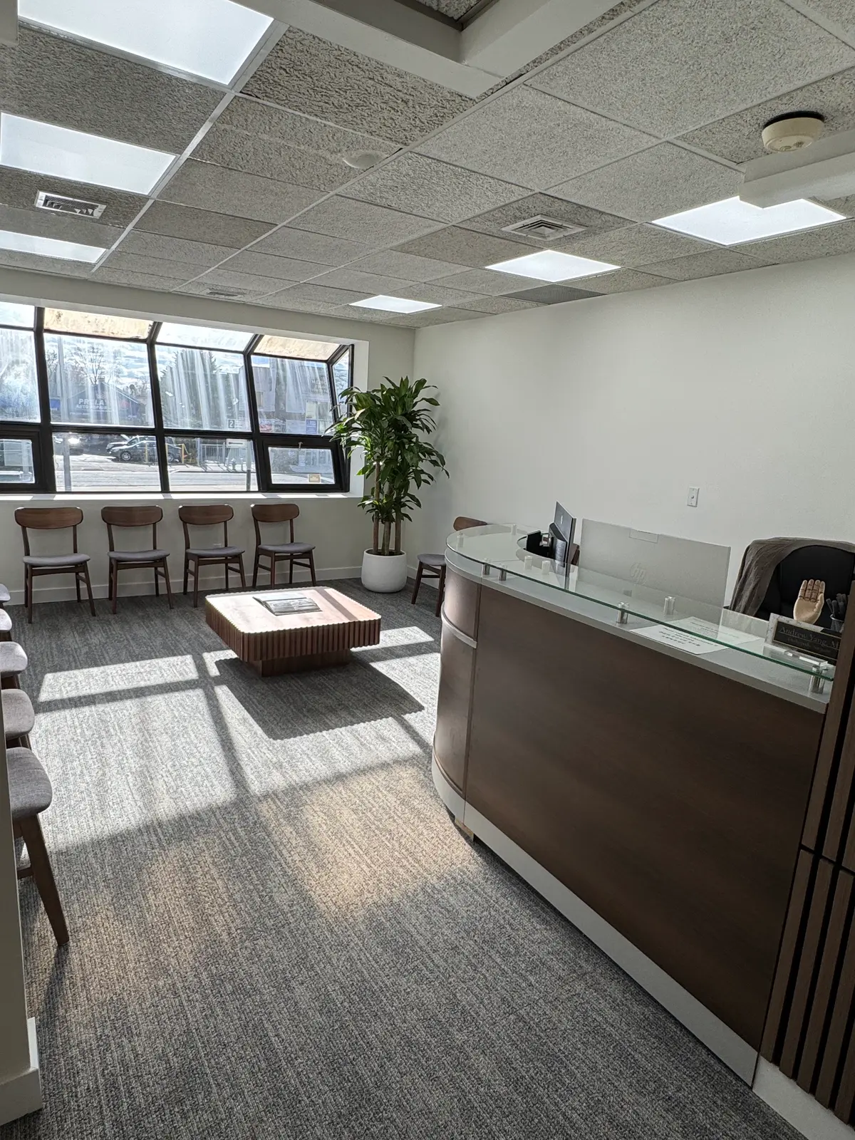Reception and check-in area