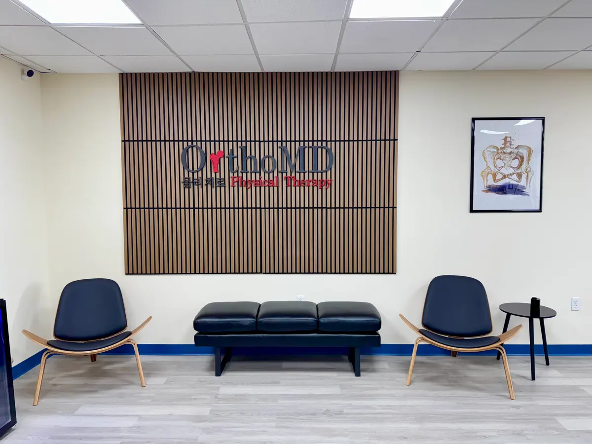 Waiting Area with OrthoMD Branding